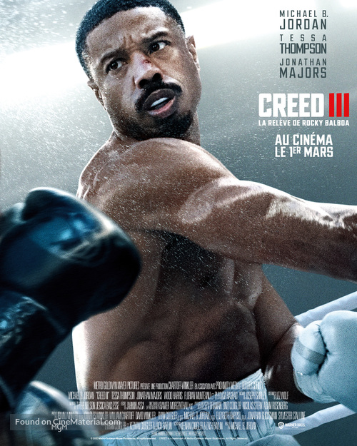 Creed III - French Movie Poster