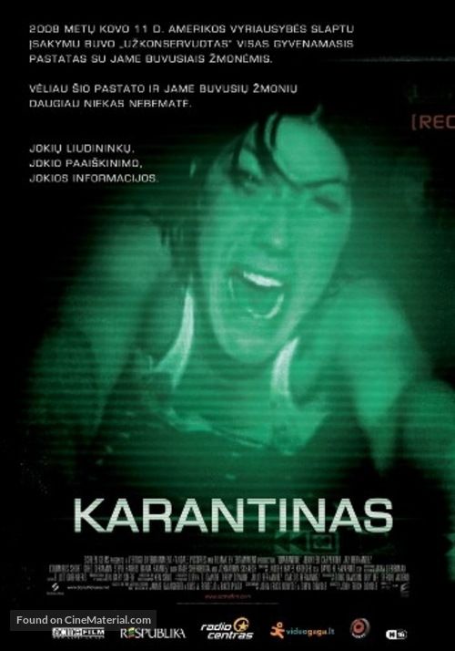 Quarantine - Lithuanian Movie Poster