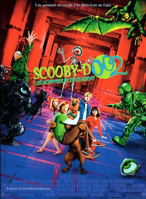 Scooby Doo 2: Monsters Unleashed - French Movie Poster