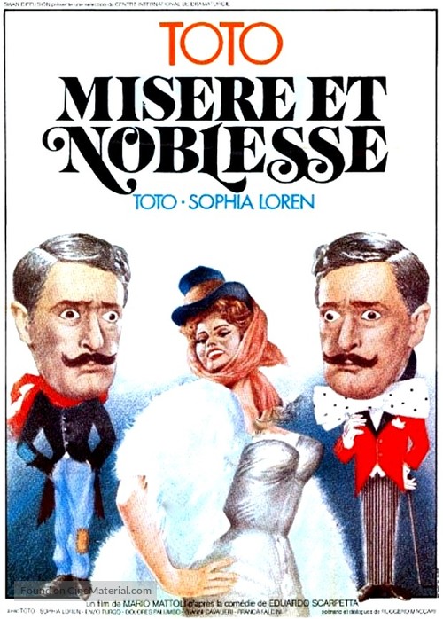 Miseria e nobilt&agrave; - French Movie Poster