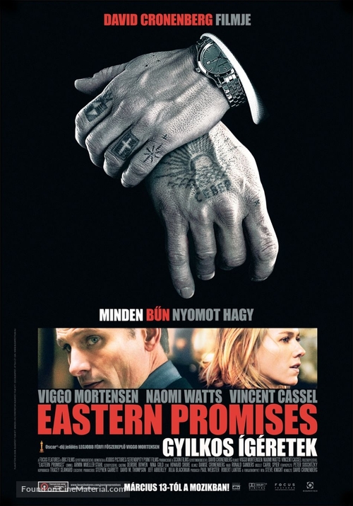 Eastern Promises - Hungarian Movie Poster