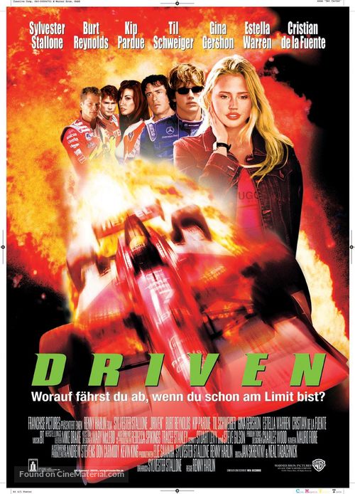 Driven - German Movie Poster