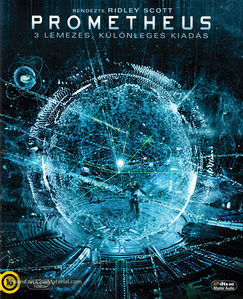 Prometheus - Hungarian Blu-Ray movie cover