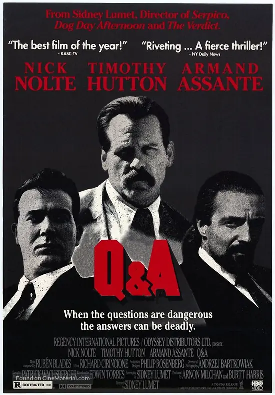 Q & A (1990) movie poster