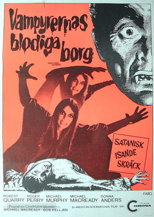 Count Yorga, Vampire - Swedish Movie Poster