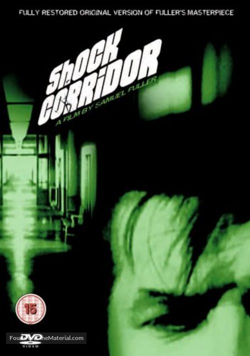 Shock Corridor - British DVD movie cover
