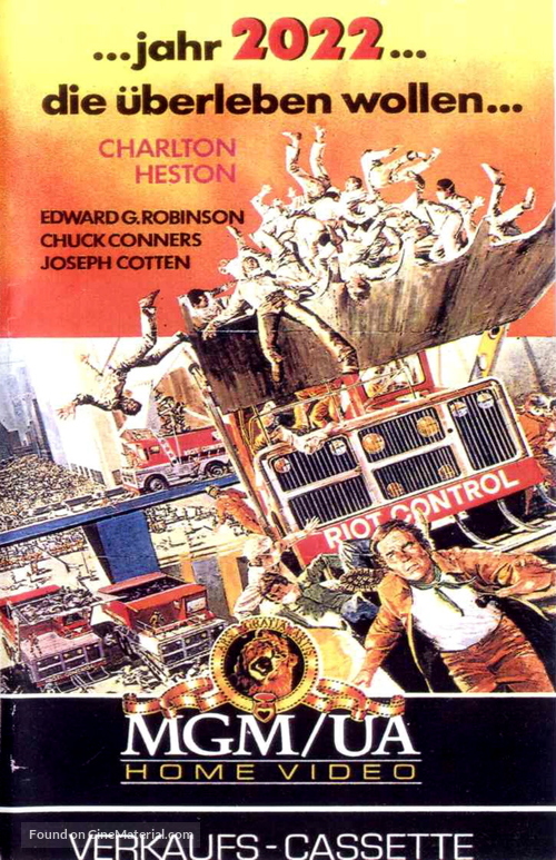 Soylent Green - German VHS movie cover