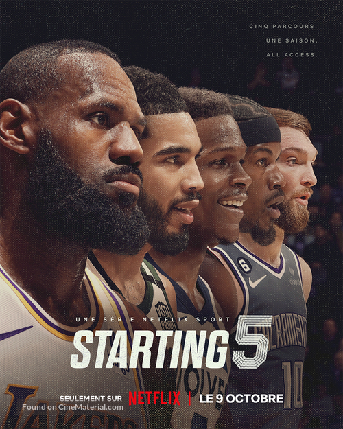 &quot;Starting 5&quot; - French Movie Poster