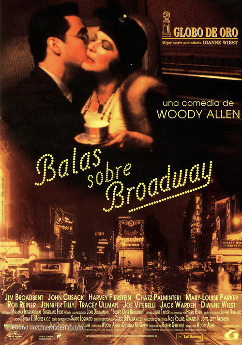 Bullets Over Broadway - Spanish Movie Poster