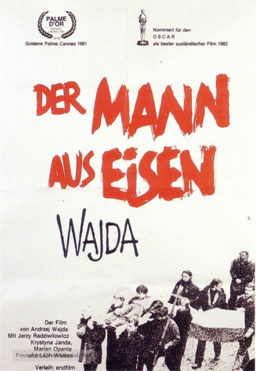 Czlowiek z zelaza - German Movie Poster