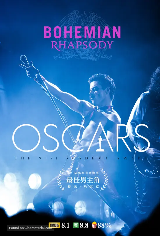 Bohemian Rhapsody 2018 Chinese Movie Poster