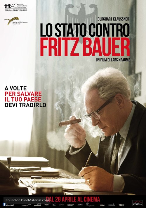 Der Staat gegen Fritz Bauer - Italian Movie Poster