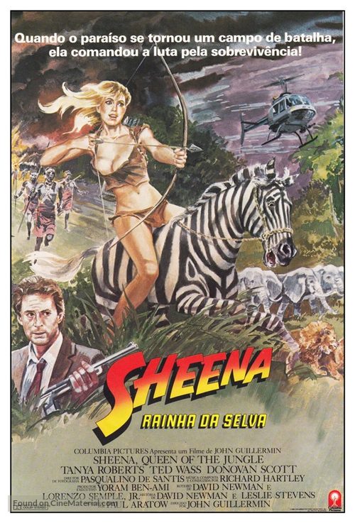 Sheena - Brazilian Movie Poster