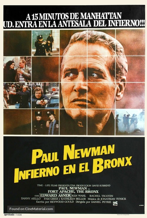 Fort Apache the Bronx - Argentinian Movie Poster