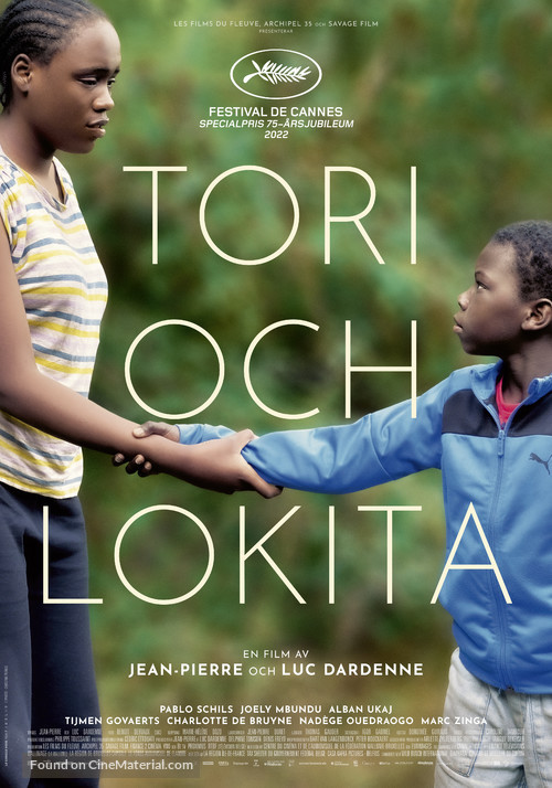 Tori et Lokita - Swedish Movie Poster