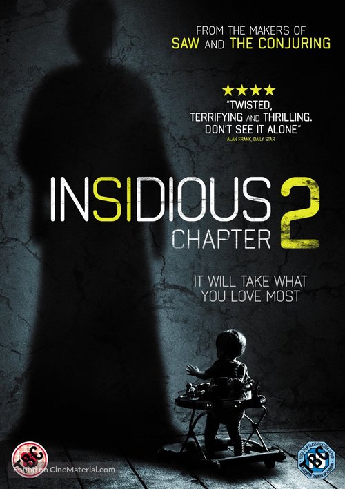 Insidious: Chapter 2 - British DVD movie cover