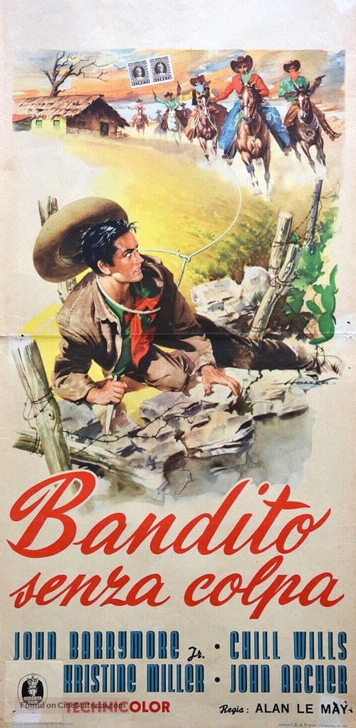 High Lonesome - Italian Movie Poster
