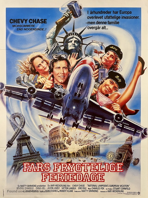 European Vacation - Danish Movie Poster