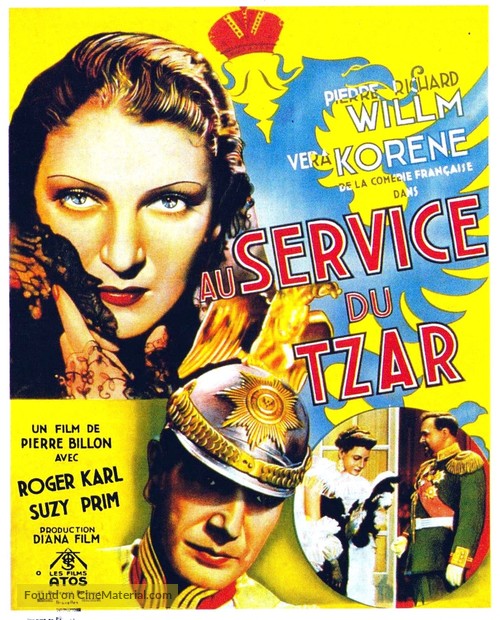 Au service du tsar - Belgian Movie Poster