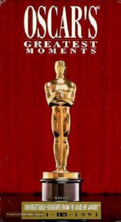 Oscar&#039;s Greatest Moments - VHS movie cover