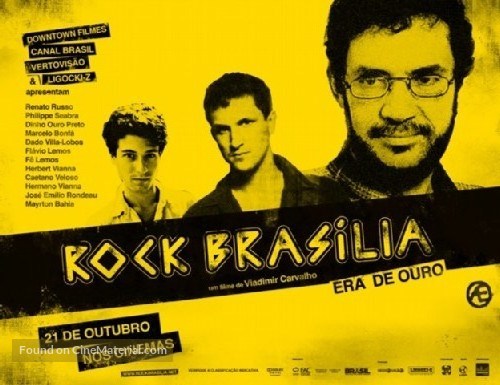 Rock Brasilia - Era de Ouro - Brazilian Movie Poster