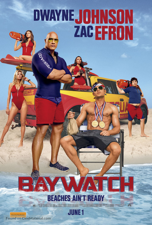 Baywatch - Australian Movie Poster