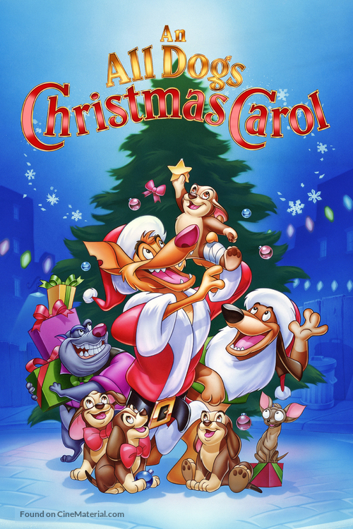 An All Dogs Christmas Carol - DVD movie cover