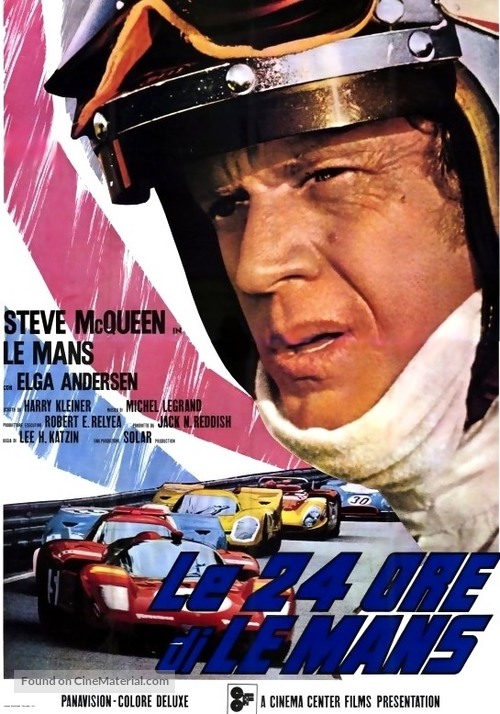 Le Mans - Italian Movie Poster