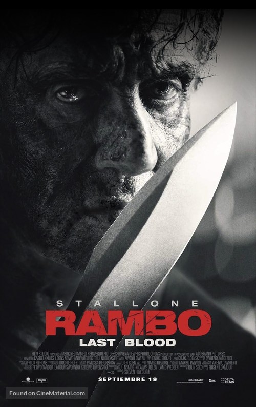 Rambo: Last Blood - Peruvian Movie Poster