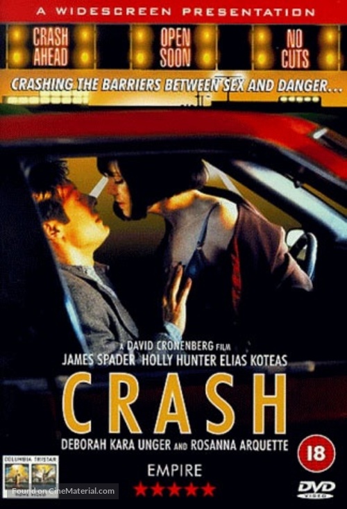 Crash - British DVD movie cover
