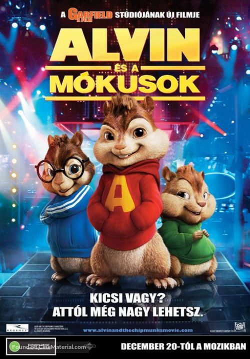 Alvin and the Chipmunks - Hungarian Movie Poster