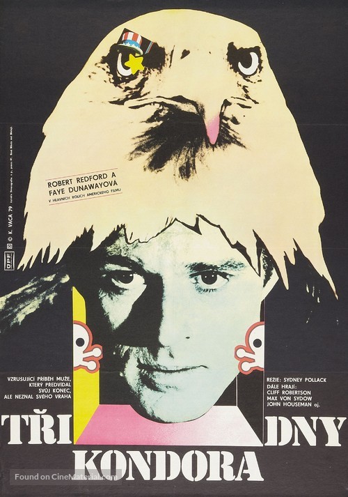 Three Days of the Condor - Czech Movie Poster