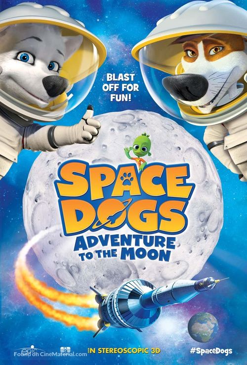 Space Dogs Adventure to the Moon - Movie Poster