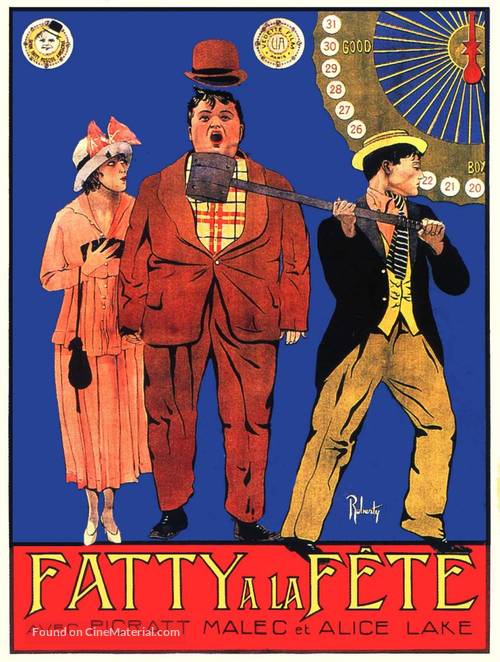 Mabel and Fatty Viewing the World&#039;s Fair at San Francisco - French Movie Poster