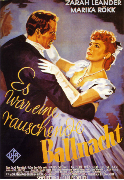 Es war eine rauschende Ballnacht - German Movie Poster