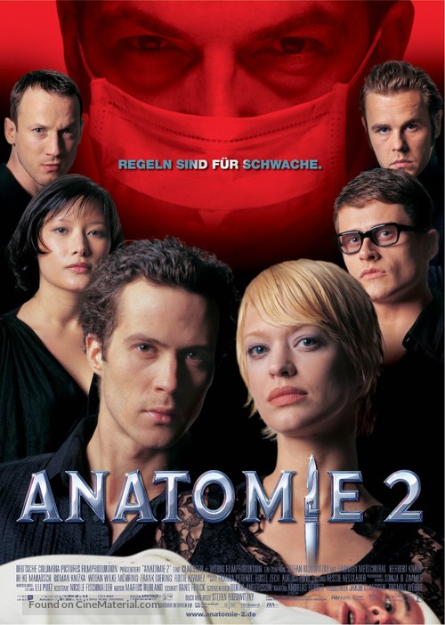 Anatomie 2 - German Movie Poster