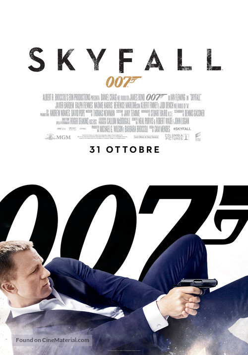 Skyfall - Italian Movie Poster