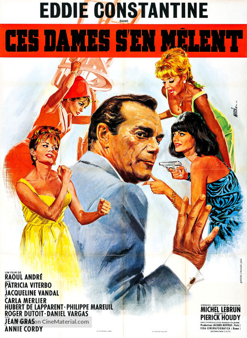 Ces dames s&#039;en m&ecirc;lent - French Movie Poster