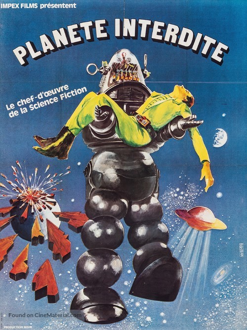 Forbidden Planet - French Movie Poster