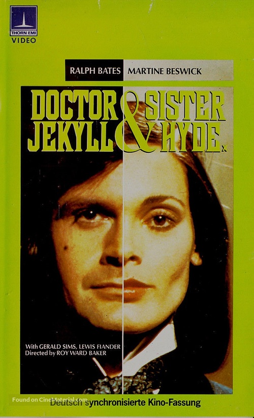 Dr. Jekyll and Sister Hyde - German VHS movie cover