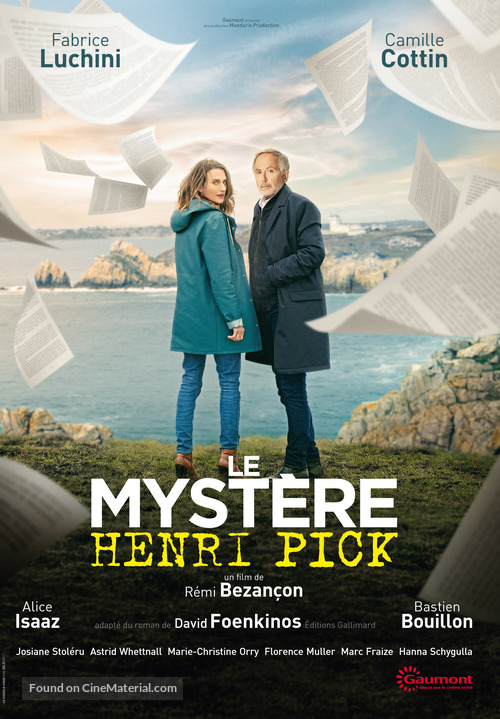 Le myst&egrave;re Henri Pick - French DVD movie cover
