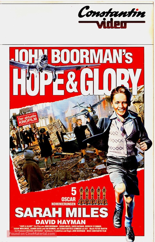 Hope and Glory - German VHS movie cover