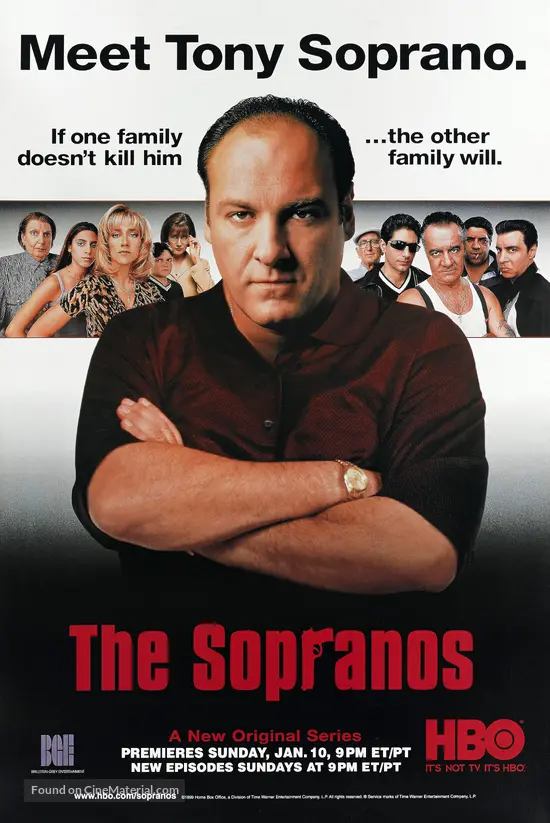 Sopranos poster movie awards tv xxlg season xlg posters imp largest internet collections ver1 impawards final "The Sopranos" (1999) movie poster