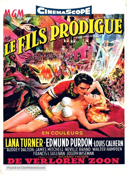 The Prodigal - Belgian Movie Poster