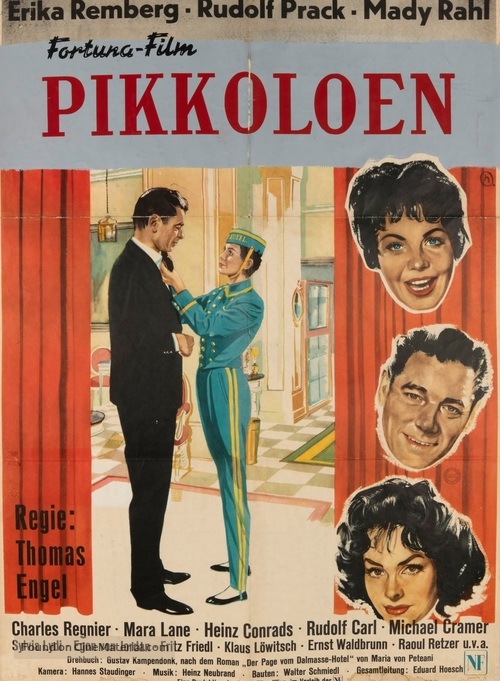 Der Page vom Palast-Hotel - Norwegian Movie Poster