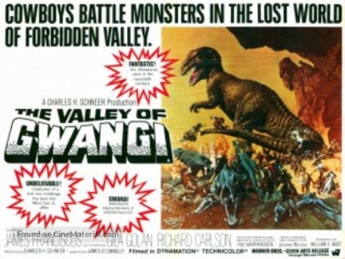 The Valley of Gwangi - British Movie Poster