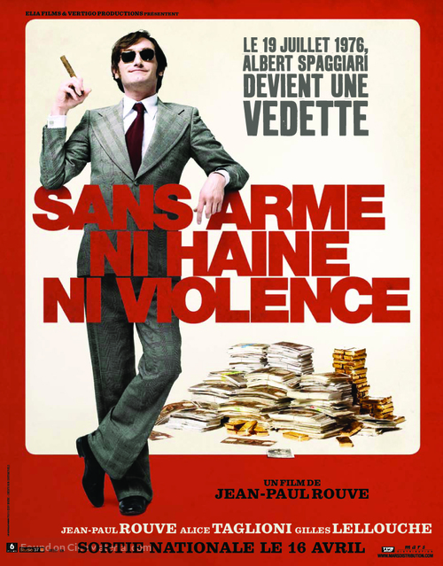 Sans arme, ni haine, ni violence - French poster