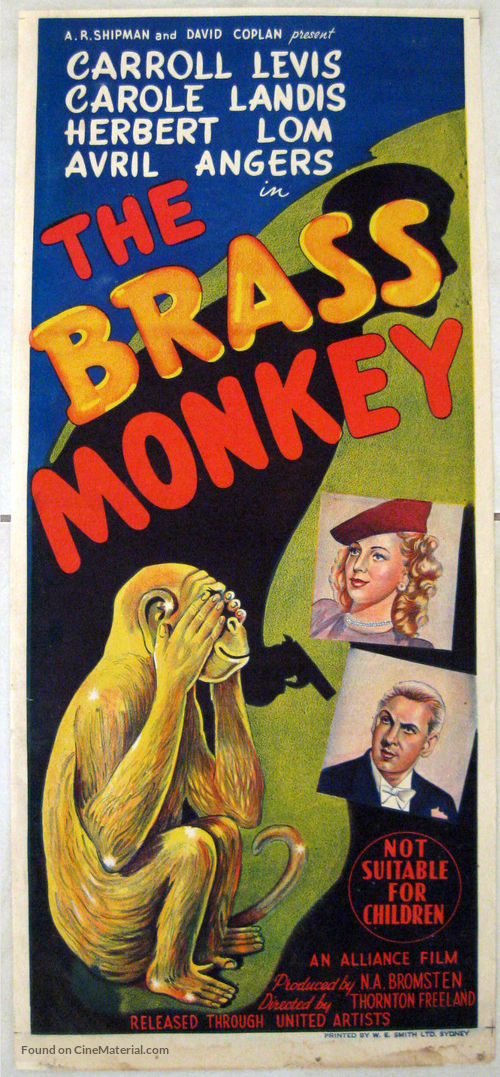 Brass Monkey - Australian Movie Poster