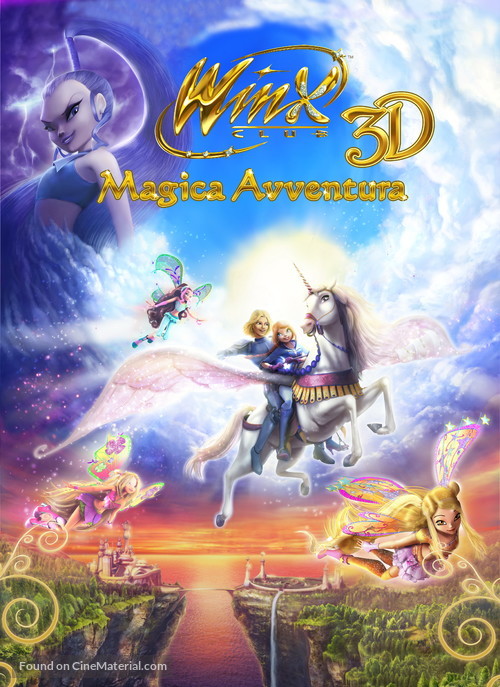 Winx Club 3D: Magic Adventure - Italian Movie Poster