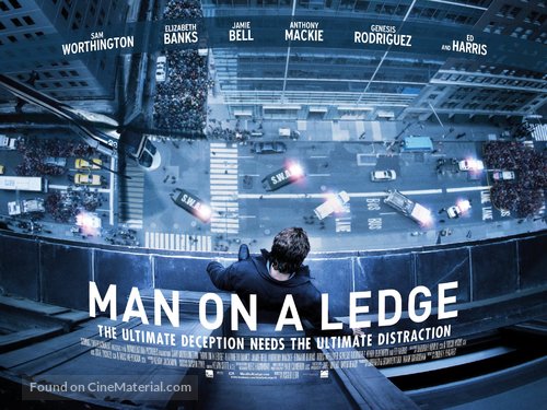 Man on a Ledge - British Movie Poster